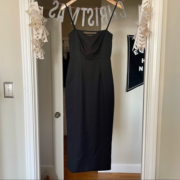 Anthropologie black, midi, strapless dress - Picture 6 of 13